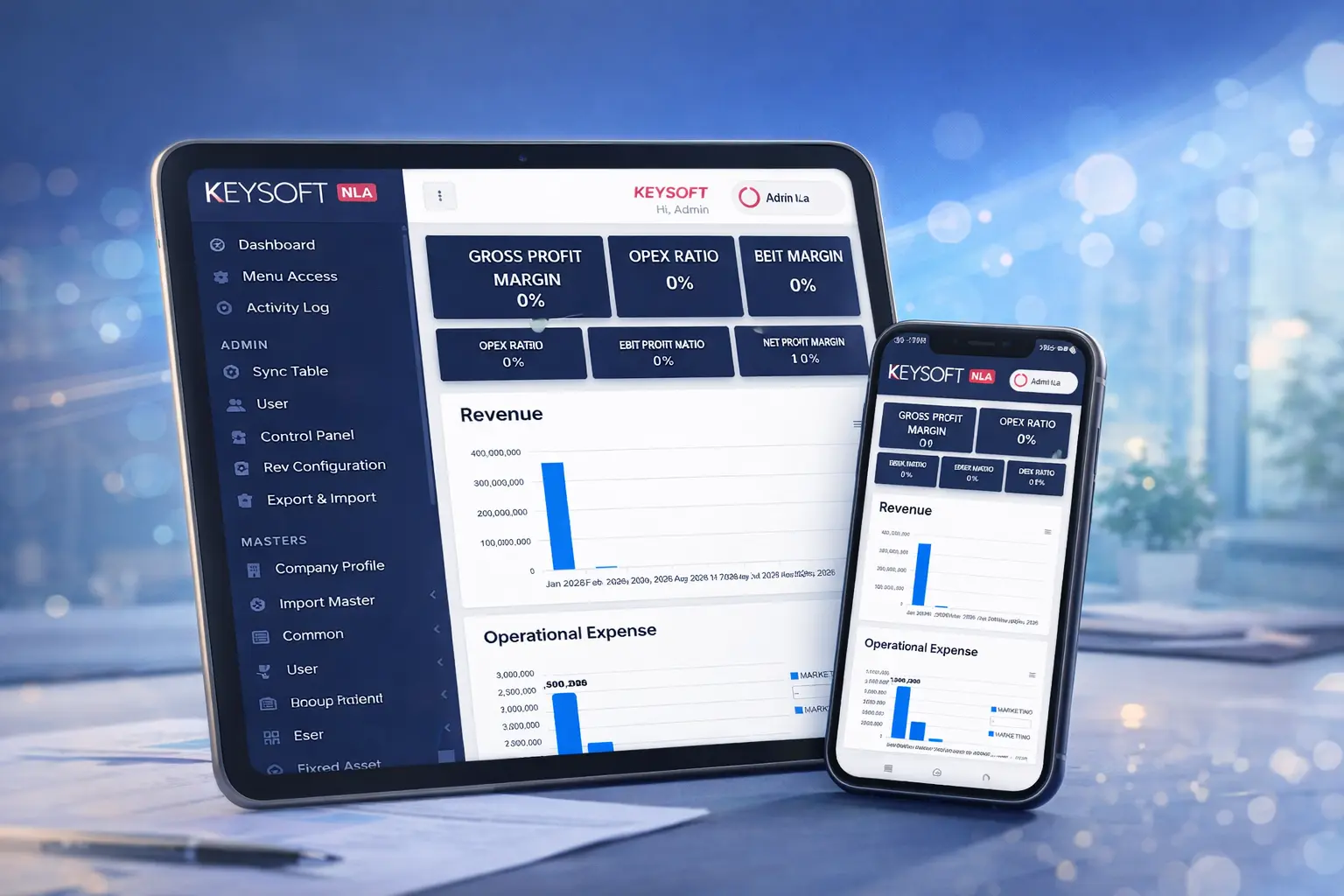 Dashboard NLA